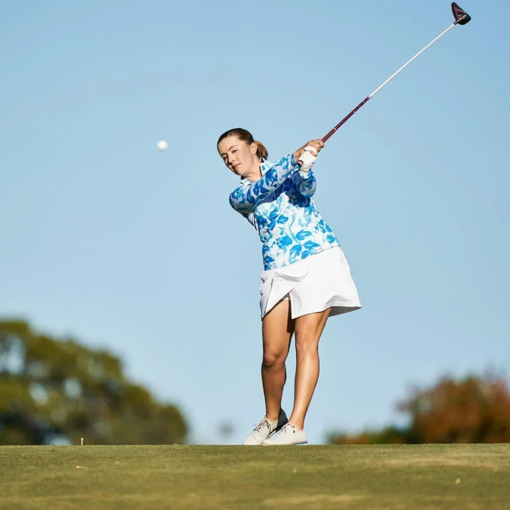 New Lady Hagen Women's Knit Wrap 16.5'' Golf Skort - Picture 6 of 6